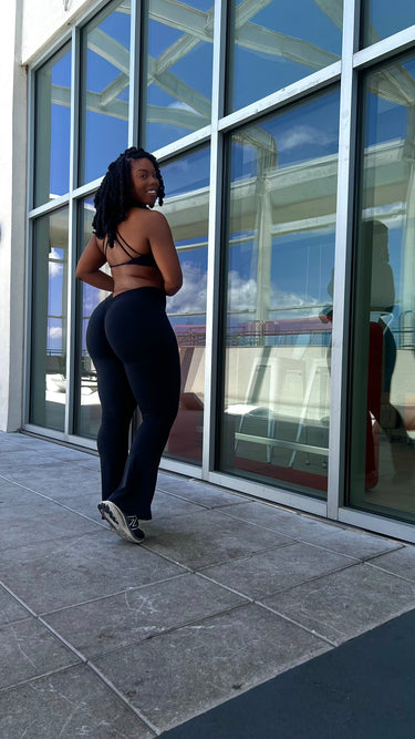 Women’s High Waist Yoga Flow Pants – Body Contour Fit - KOKOU