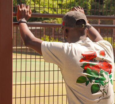 Rose Graphic T‑Shirt – Soft Cotton Streetwear - KOKOU