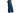 Blue High-Waisted Wide-Leg Denim Pants