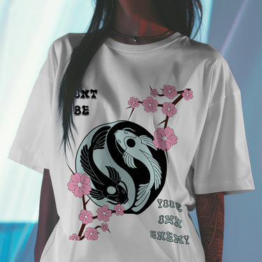 Inner Balance; Yin Yang Koi Tee - KOKOU