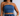 Blue Denim Strapless Bandeau Crop Top