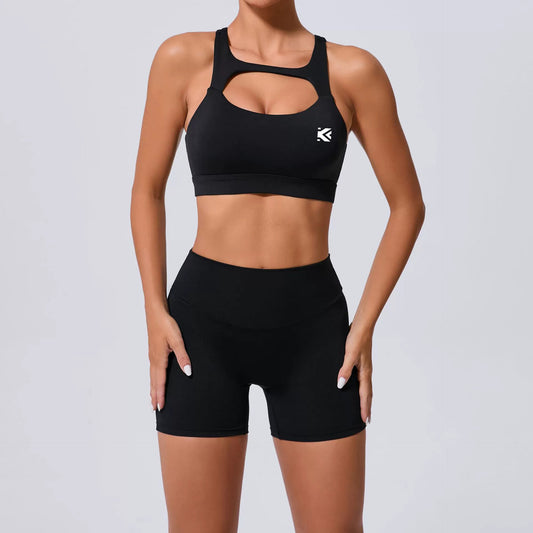 Cute Summer Yoga shorts sets