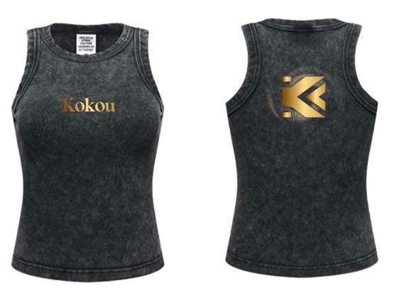 Summer vest Crop-Top.