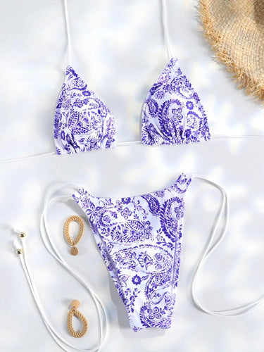 Sexy Triangle Mini Bikini Sets Micro Thongs Swimsuit