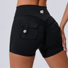 Cute Yoga Shorts with Pockets - KOKOU