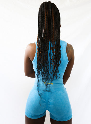 Summer Active 2‑Piece Set – Women’s Crop Top & Shorts - KOKOU