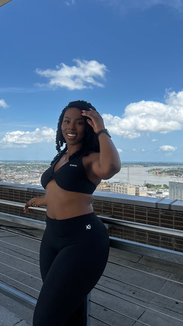 Women’s Classy Yoga Flow Crop Top – Seamless Fit - KOKOU